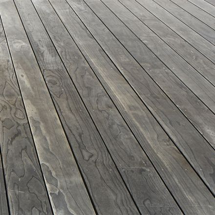 Accoya Terrassendiele Color Grey, seitlich genutet