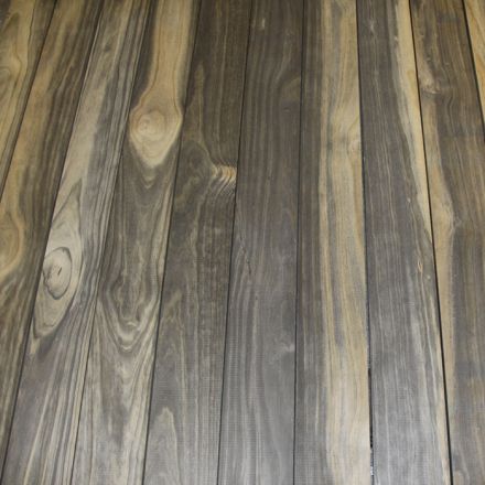 Accoya Terrassendiele Color Grey (Zebra Look), seitlich genutet