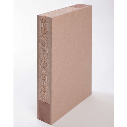Entla Brandex-Türe HDF-Deck roh, Hartholz-Kanten, EI30