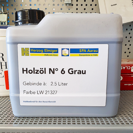 Holzöl N° 6 Grau 