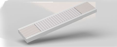 Brunex Maxima, EI30 HDF-Deck roh Hartholz-Kanten