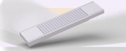 Brunex Prestige HDF-Deck roh Hartholz-Kante, EI30