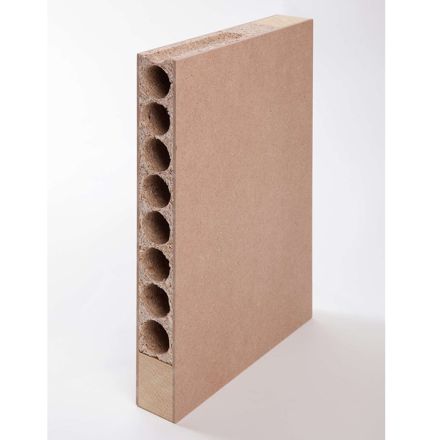 Herka RS-Türe HDF-Deck roh, Abachi-Kanten