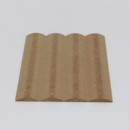 Riffelplatte Calamo Flex, MDF, Oberfläche roh