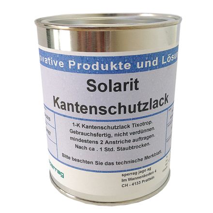 Solarit Kantenschutzl. Schwarz-braun RAL 8022