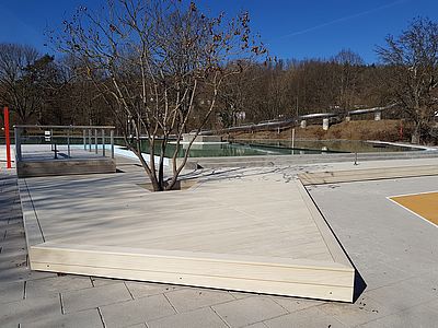 ACCOYA® Terrassendielen glatt gehobelt, geschliffen 