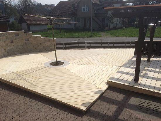 ACCOYA® Gartenterrasse gehobelt, geschliffen